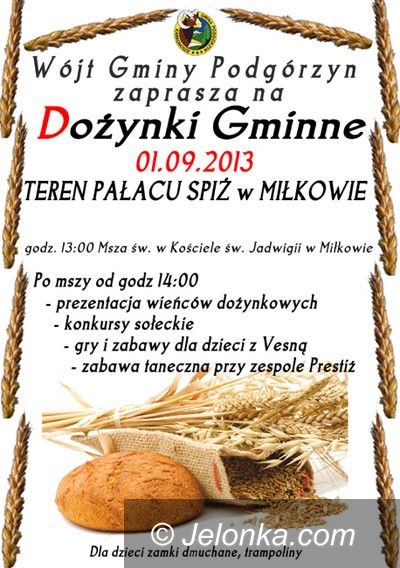 Region: Dożynki Gminy Podgórzyn w Miłkowie