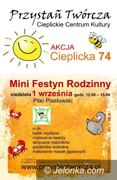 Jelenia Góra: Przystań Twórcza promuje nową siedzibę festynem
