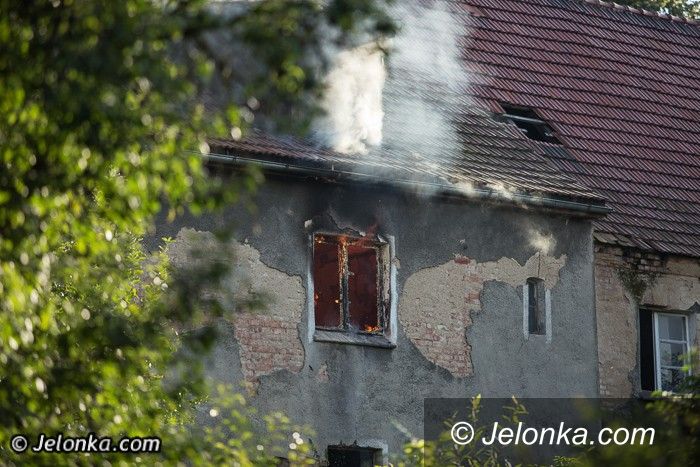 Jelenia Góra: Pożar pustostanu. To podpalenie?