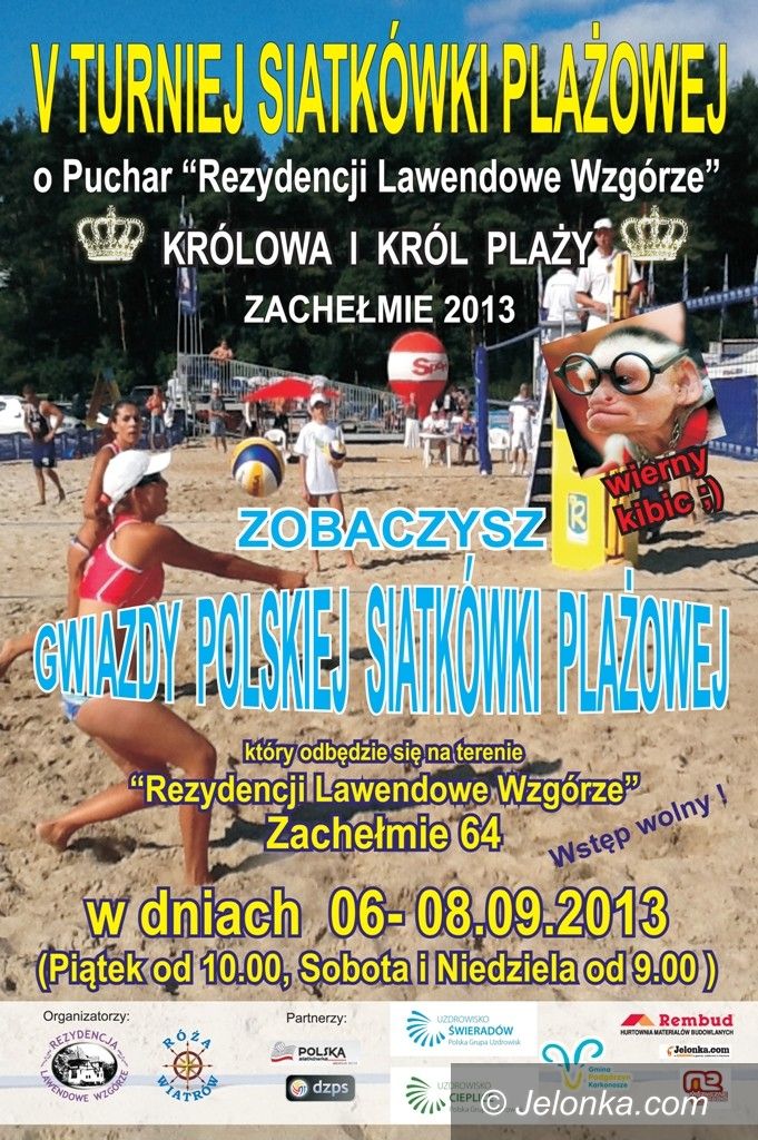 Zachełmie: Turniej siatkówki plażowej w Zachełmiu