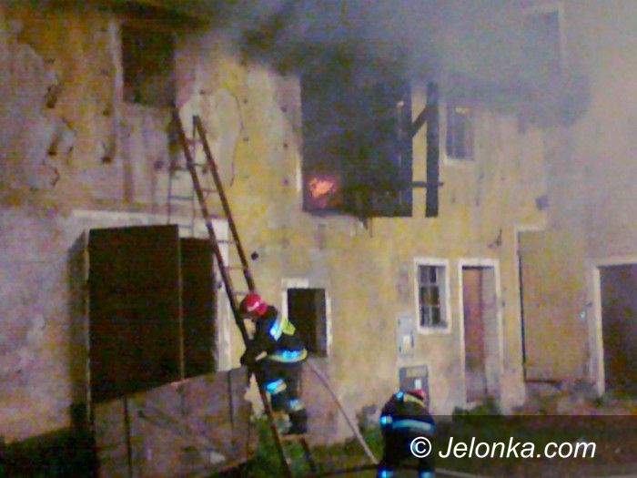 Kowary: Płonął kolejny pustostan w Kowarach