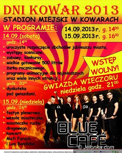 Kowary: Blue Cafe zagra na finał obchodów 500–lecia Kowar