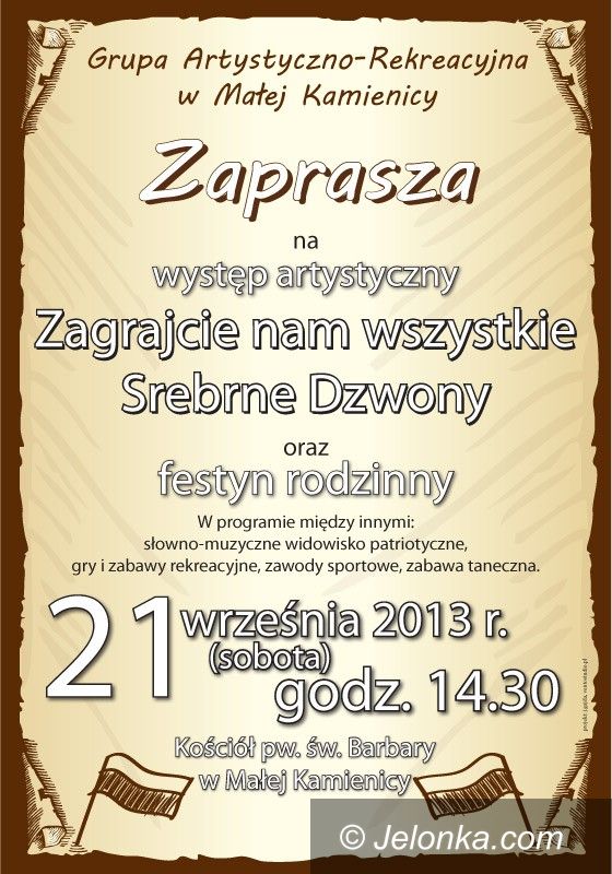 Region: Widowisko artystyczne i festyn w Małej Kamienicy już dziś