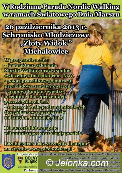 Michałowice: Parada z kijkami w Michałowicach