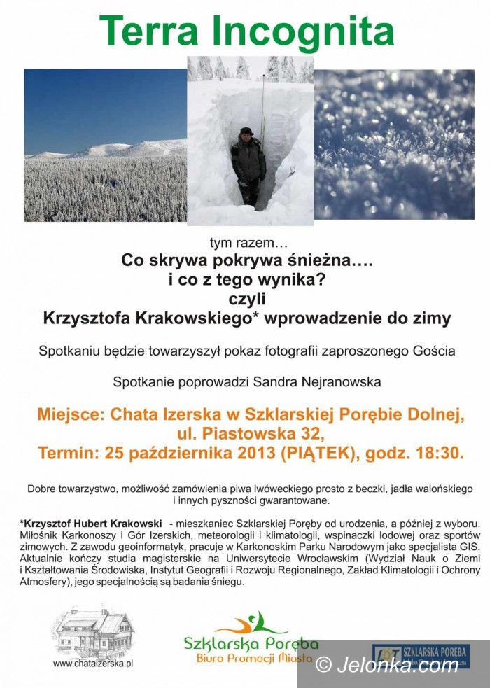 Szklarska Poręba: Śnieg, czyli... Terra Incognita już w piątek