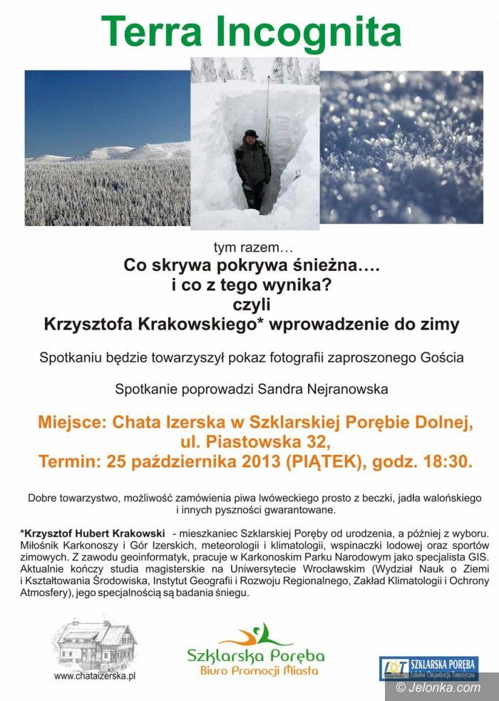 Szklarska Poręba: Śnieg, czyli... Terra Incognita już w piątek