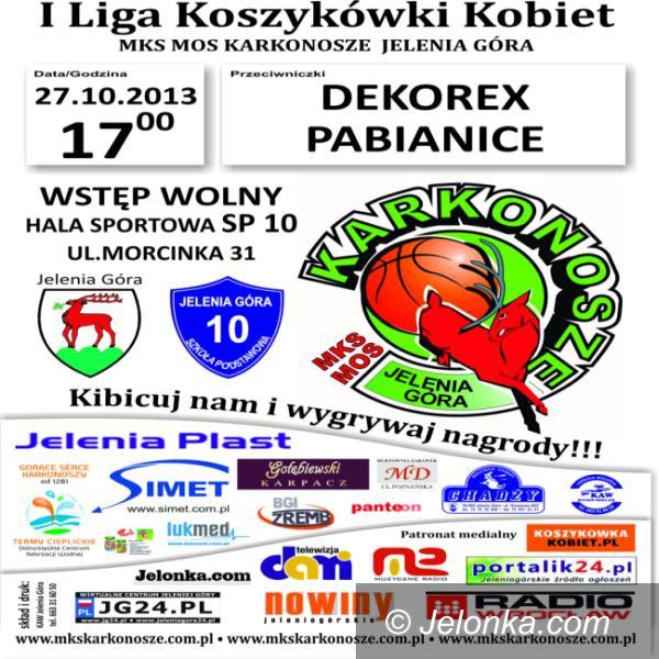 I-liga koszykarek: Kolejny ciężki bój przed koszykarkami Karkonoszy