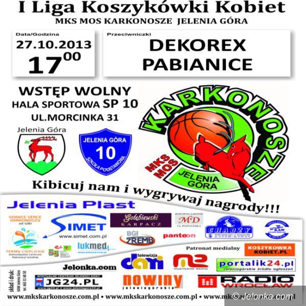 I-liga koszykarek: Kolejny ciężki bój przed koszykarkami Karkonoszy