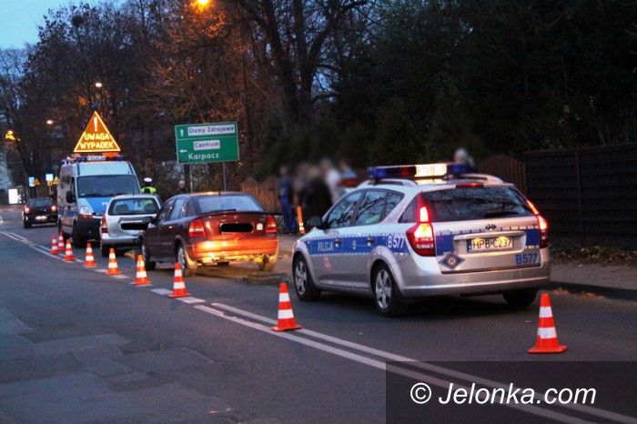 Jelenia Góra: Zderzenie nieopodal Netto w Cieplicach