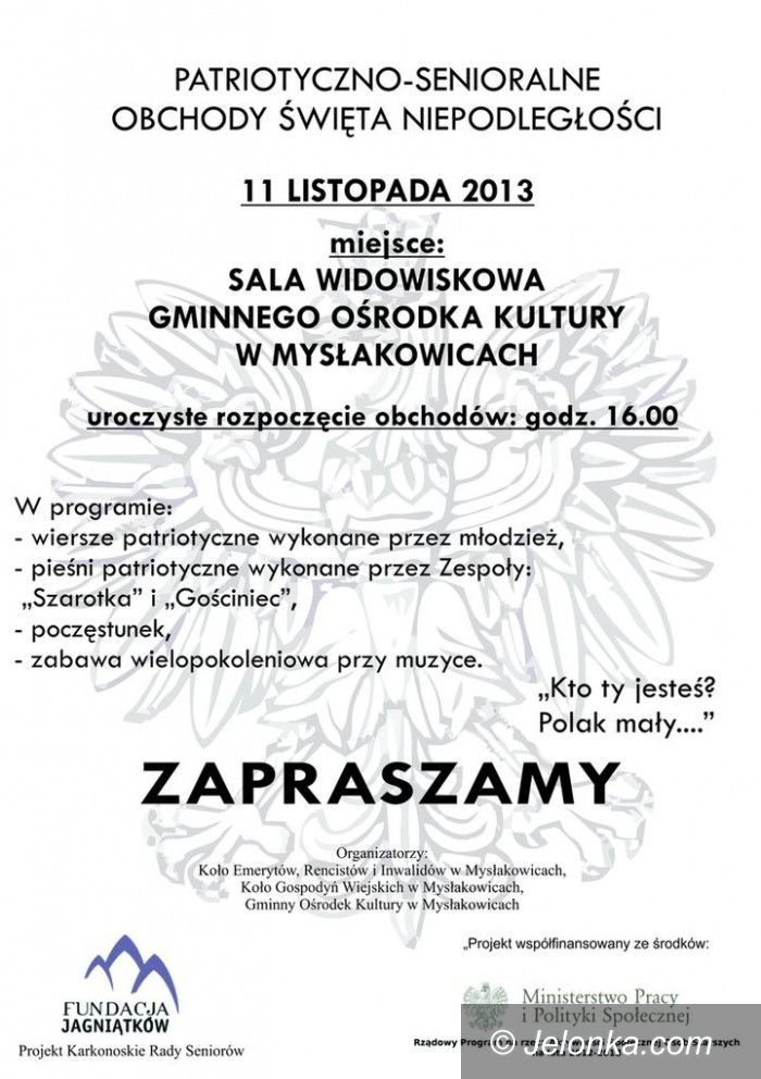 Mysłakowice: Patriotycznie, z poezją i pieśniami w Mysłakowicach
