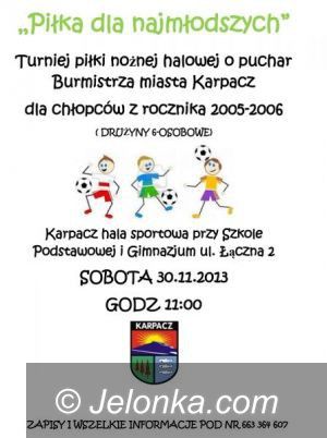 Karpacz: Młodzi piłkarze zagrają o puchar burmistrza
