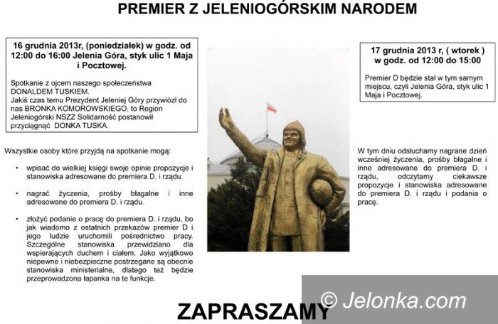Jelenia Góra: Happening z premierem na „Majówce”