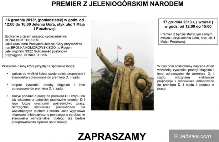 Jelenia Góra: Happening z premierem na „Majówce”