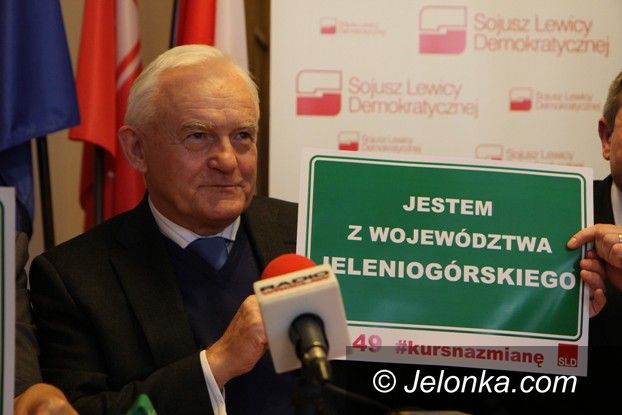 Jelenia Góra: Leszek Miller: Jelenia Góra województwem