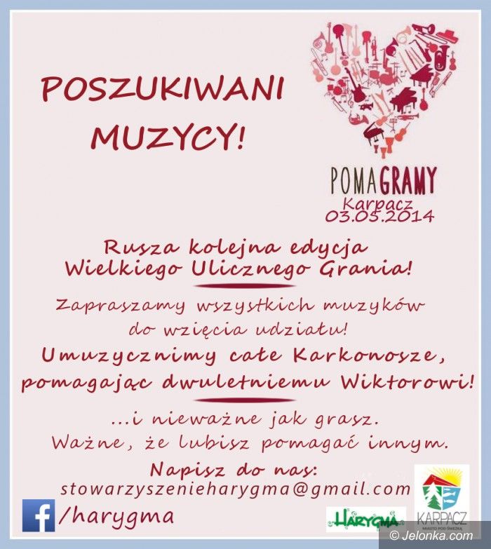 Karpacz: Grasz na instrumencie? Zagraj dla małego Wiktora