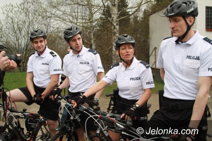 Jelenia Góra: Ruszyły policyjne patrole rowerowe
