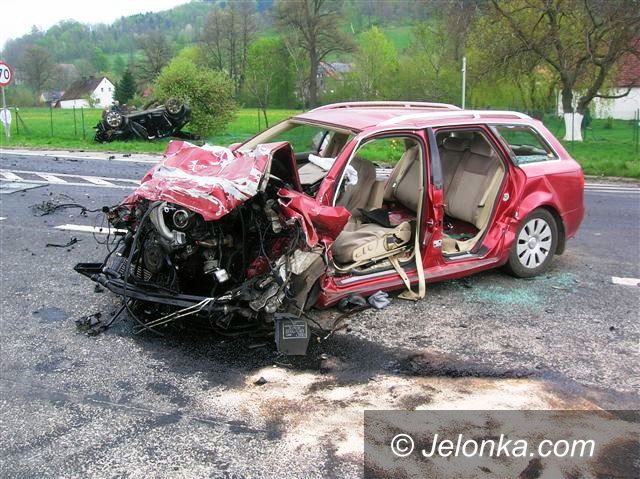 Region: Czołówka porsche z audi w Radomierzu