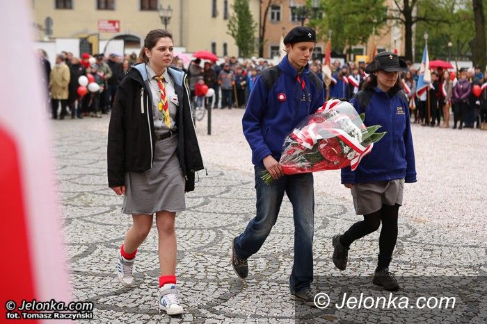 Jelenia Góra: Jeleniogórzanie uczcili rocznicę Konstytucji 3. Maja