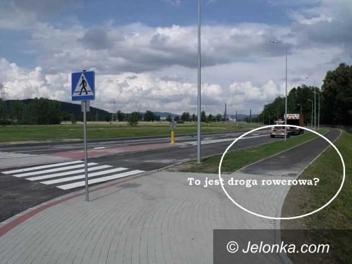 Jelenia Góra: Rowerzyści: Łącznik to kpina z cyklistów