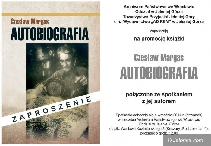 Jelenia Góra: „Autobiografia” – spotkanie z autorem