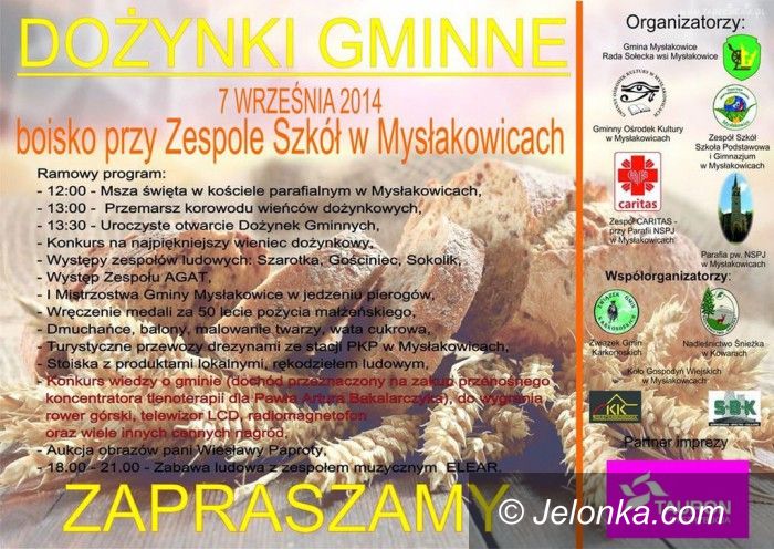 Mysłakowice: Jutro dożynki w Mysłakowicach