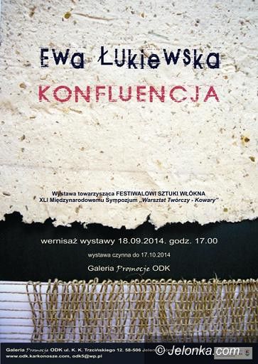 Jelenia Góra: Wystawa tkaniny artystycznej Ewy Łukiewskiej w ODK