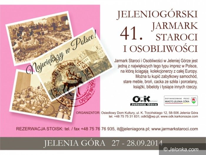 Jelenia Góra: Jarmark Staroci z wyjątkowymi spotkaniami