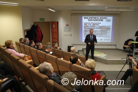 Jelenia Góra: „Bezpieczny senior” – debata społeczna