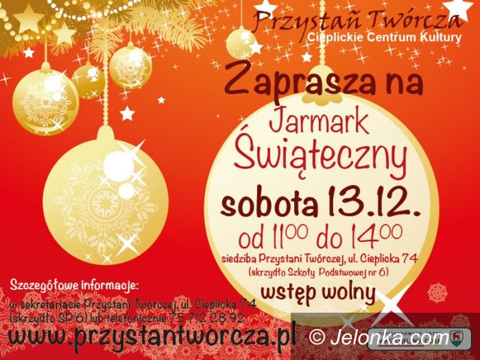 Jelenia Góra: Jarmark świąteczny w Przystani Twórczej