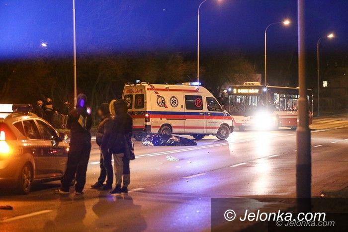Jelenia Góra: Śmiertelne potrącenie na Wolności