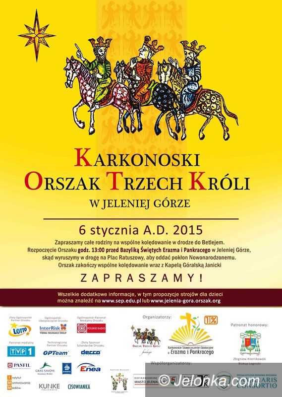 Jelenia Góra: Karkonoski Orszak Trzech Króli we wtorek