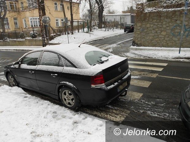 Jelenia Góra: "Słone" konsekwencje za blokowanie pasów
