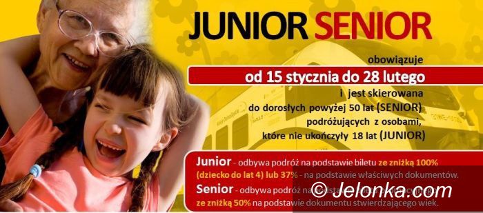 Region: Podczas ferii i wakacji tańsze bilety kolejowe