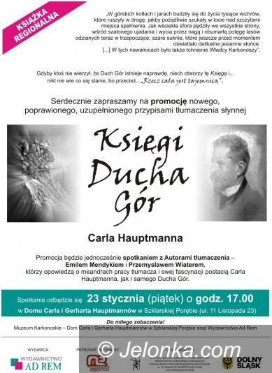 Szklarska Poręba: Księgi Ducha Gór w nowej odsłonie już jutro