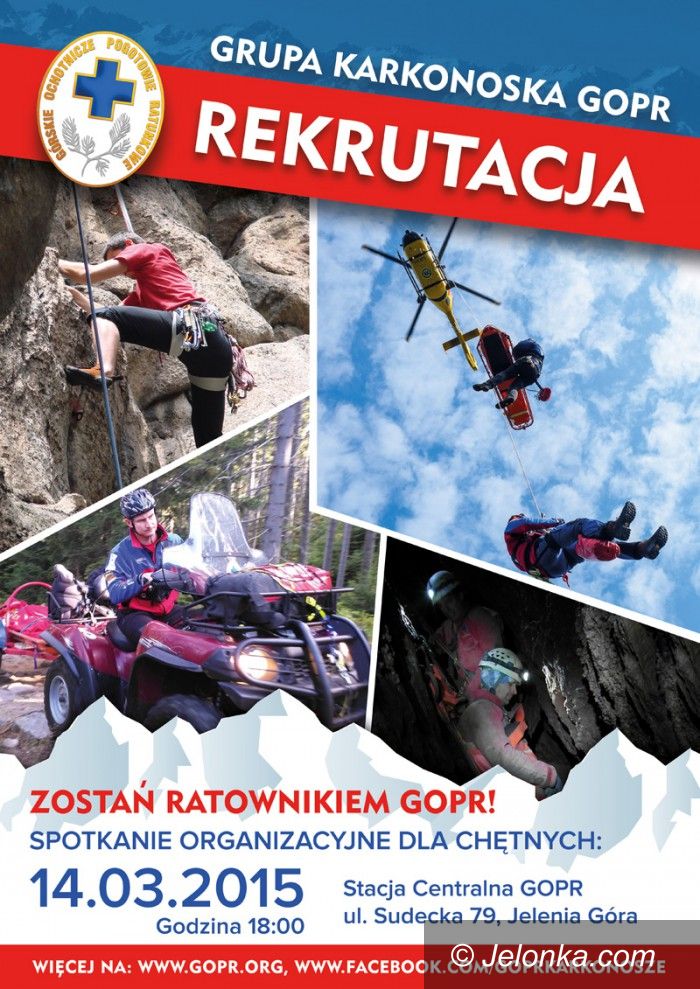Region: Ratownicy GOPR pilnie poszukiwani!