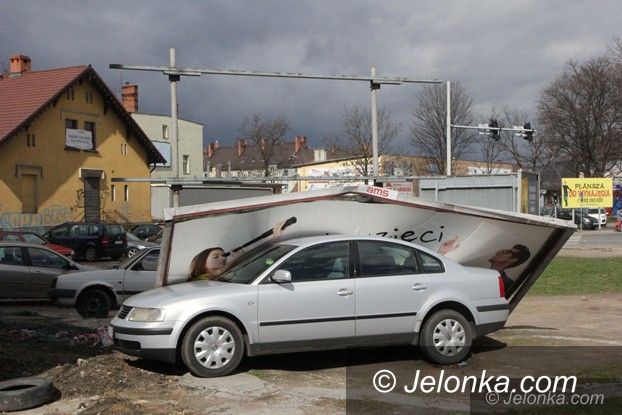Jelenia Góra: Powiało i polało, są straty