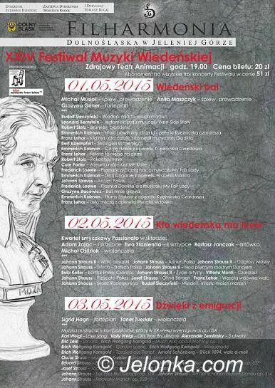 Jelenia Góra: Wkrótce 24. Festiwal Muzyki Wiedeńskiej