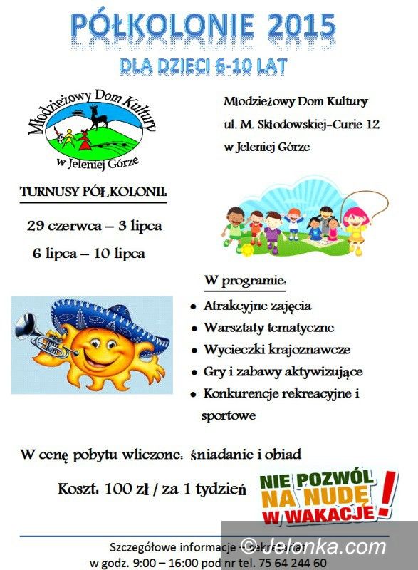 Jelenia Góra: Półkolonie w MDK pełne atrakcji