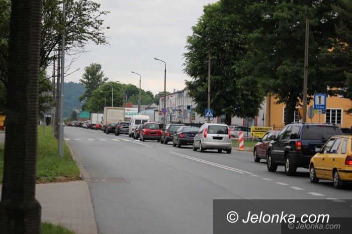 Jelenia Góra: Gigantyczne korki w rejonie (zmasowanych) robót!