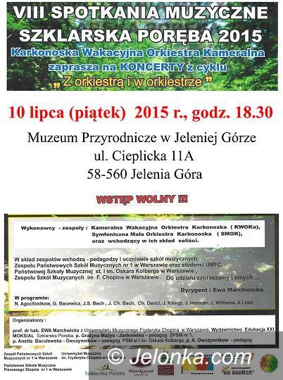 Jelenia Góra: “Z orkiestrą i w orkiestrze” w Muzeum Przyrodniczym