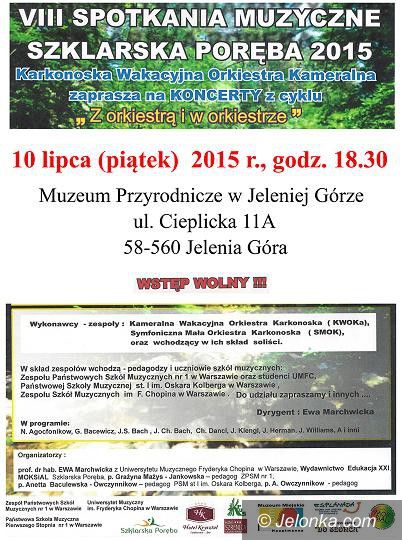 Jelenia Góra: “Z orkiestrą i w orkiestrze” w Muzeum Przyrodniczym