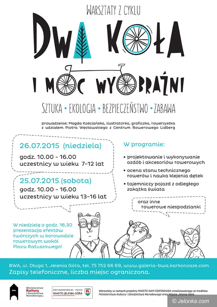 Jelenia Góra: Dwa koła i moc wyobraźni w niedzielę w BWA