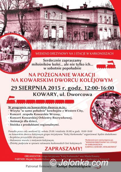 Region: Pożegnanie wakacji na dworcu w Kowarach