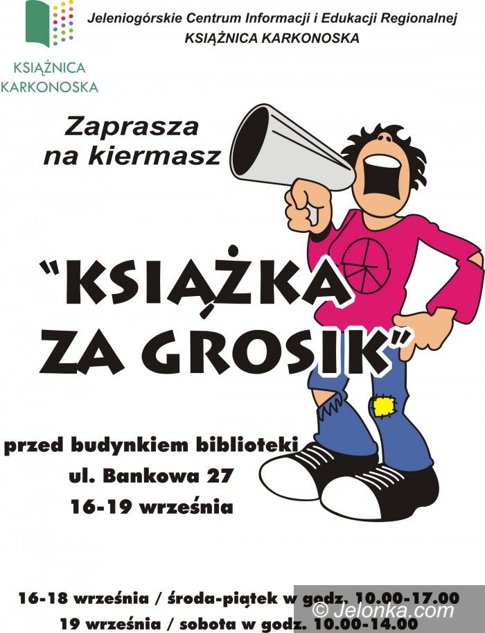 Jelenia Góra: Książka za grosik już od dzisiaj!