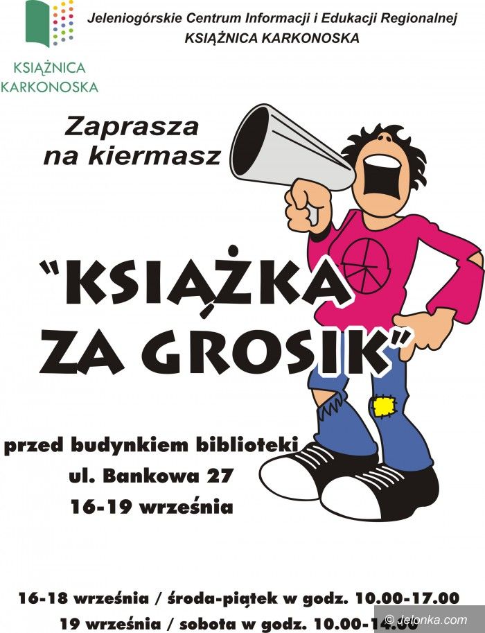 Jelenia Góra: Książka za grosik już od dzisiaj!