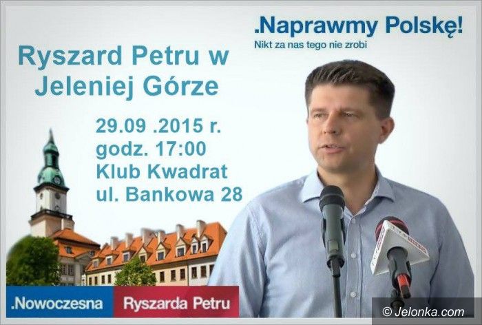 Jelenia Góra: Ryszard Petru spotka się z jeleniogórzanami
