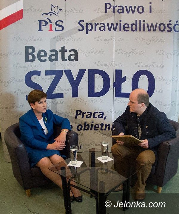 Jelenia Góra: Beata Szydło dla Jelonki.com