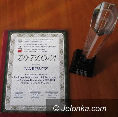 Karpacz: Karpacz zwycięzcą Rankingu Zrównoważonego Rozwoju JST