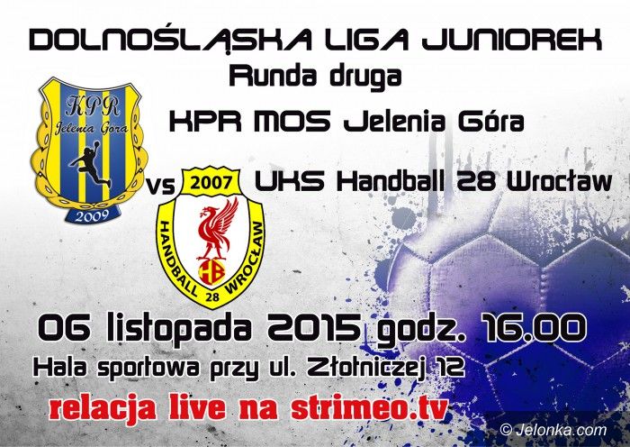 Jelenia Góra: Juniorki KPR–u podejmą UKS Handball Wrocław