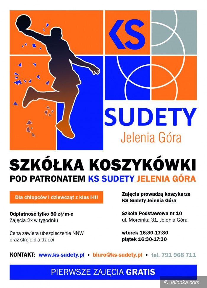Jelenia Góra: Nabór do szkółki koszykarskiej KS Sudety